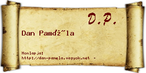 Dan Paméla névjegykártya